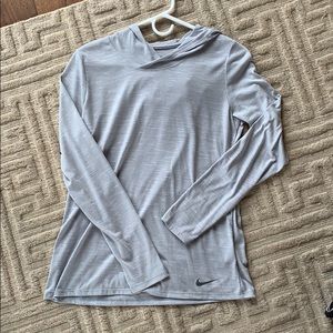 Nike Hooded Grey Sweatshirt